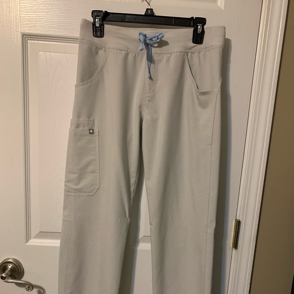 Figs Scrubs Space Grey Small Tall Kade Bottoms